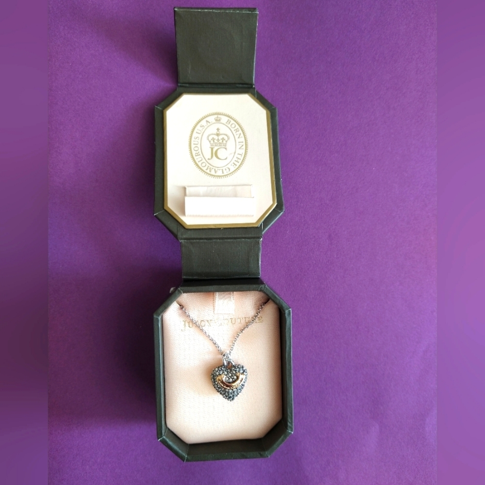 Juicy Couture heart necklace